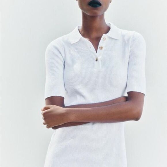 ZARA NWT SHORT RIB DRESS SIZE‎ S - Picture 2 of 12